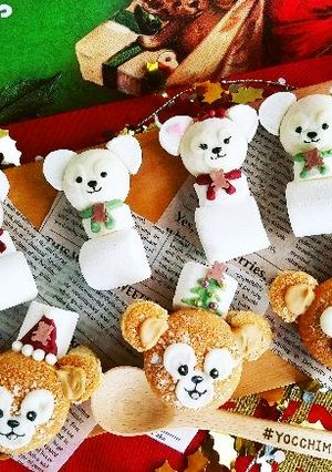 クリスマスダッフィーデコスイーツ-レシピのメイン写真