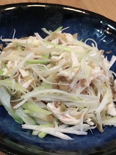 ささみとネギの搾菜和え-レシピのメイン写真