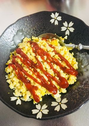 簡単/糖質制限エッグソイライス(超吸水)-レシピのメイン写真