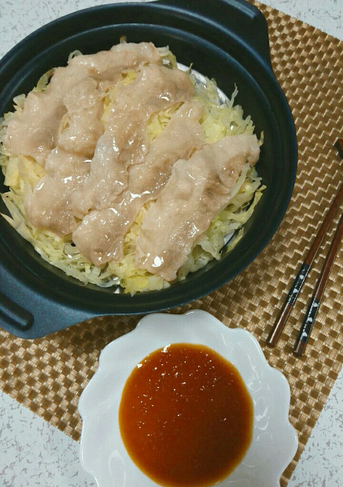 豚バラとキャベツの聖籠蒸し風-レシピのメイン写真