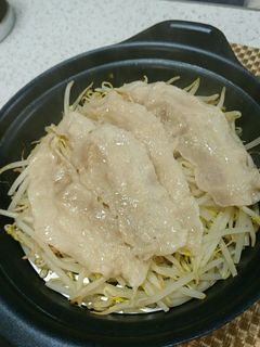 豚バラともやしの聖籠蒸し風-レシピのメイン写真