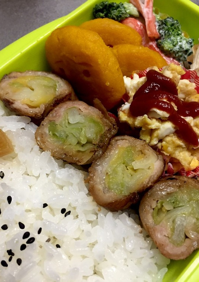 旦那弁当②残り物活用で彩り良く！-レシピのメイン写真
