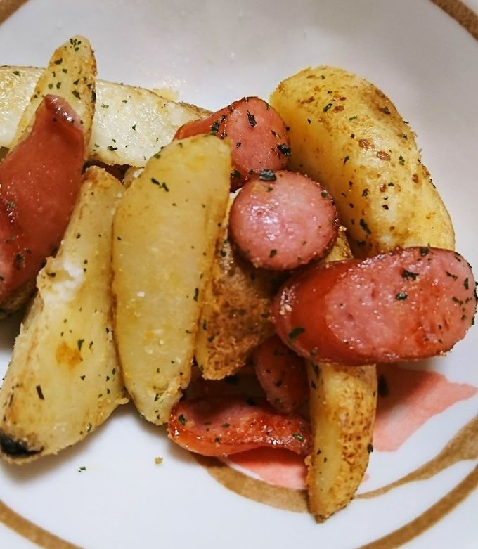 簡単♡フライドポテトでジャーマンポテト by ♡ЁМi