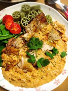 チキンソテー☆トマトクリームソース-レシピのメイン写真