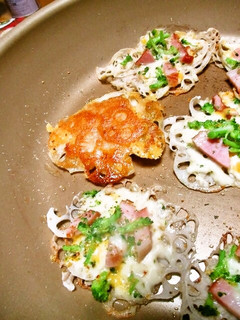 超簡単♡れんこんピザ♪-レシピのメイン写真