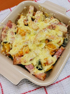 カボチャのマヨチーズ焼き-レシピのメイン写真