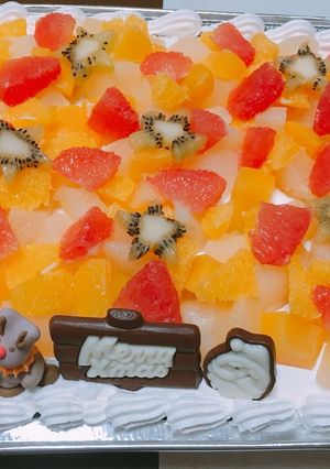 みんなでクリパ☆スコップケーキ-レシピのメイン写真