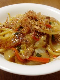 焼きうどん!美味しいよ~(^^)-レシピのメイン写真