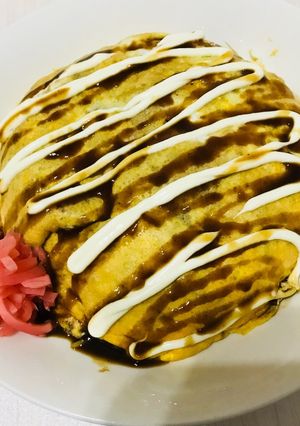 1人ランチに♪一手間で豪華なオムそばめし-レシピのメイン写真