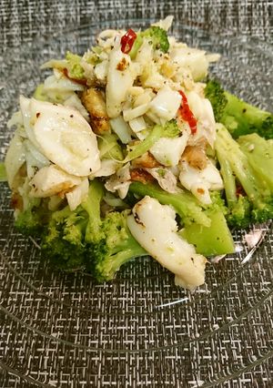 ひものをサラダに…-レシピのメイン写真