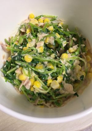 豆苗とツナのおつまみコールスロー-レシピのメイン写真