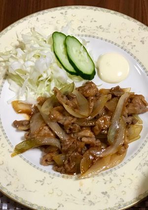 話題入り！！超簡単タモリレシピ風生姜焼き-レシピのメイン写真