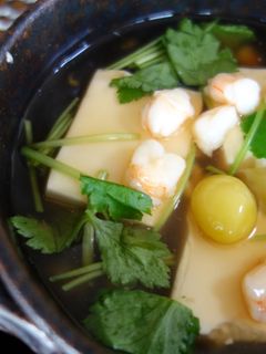 煮豆腐の海老あんかけ-レシピのメイン写真