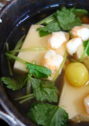 煮豆腐の海老あんかけ-レシピのメイン写真