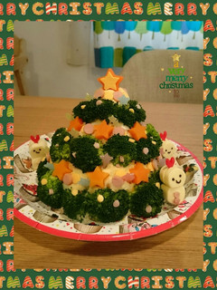 ポテサラクリスマスツリー❤-レシピのメイン写真