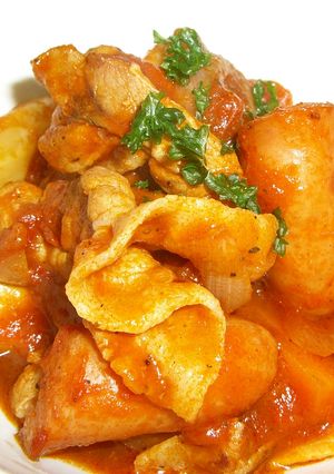 豚肉とソーセージのトマト煮込み-レシピのメイン写真