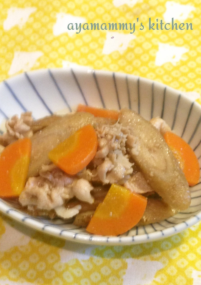 ごぼうと豚肉のうま煮-レシピのメイン写真