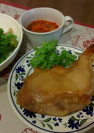 だししょうゆで作るローストチキン-レシピのメイン写真