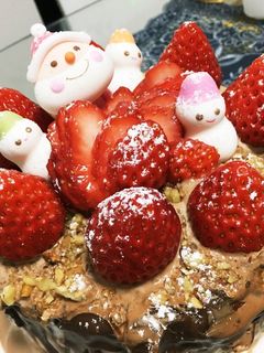 チョコケーキ クリスマス-レシピのメイン写真