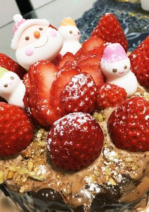 チョコケーキ クリスマス-レシピのメイン写真