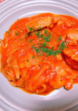 鶏もも肉でチキンのトマト煮込み♡-レシピのメイン写真