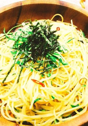 好評だった和風ペペロンチーノ-レシピのメイン写真