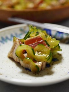 塩マグロとキュウリ-レシピのメイン写真