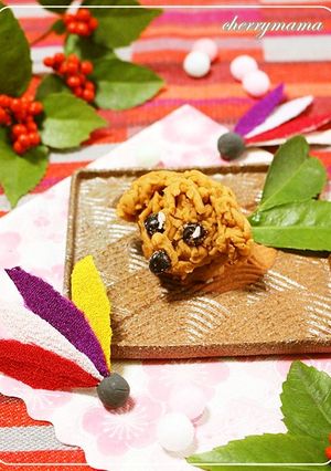 和菓子★レンジで作る干支の戌-レシピのメイン写真