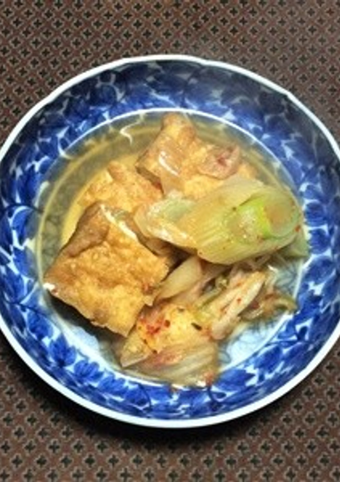 厚揚げのキムチ煮-レシピのメイン写真
