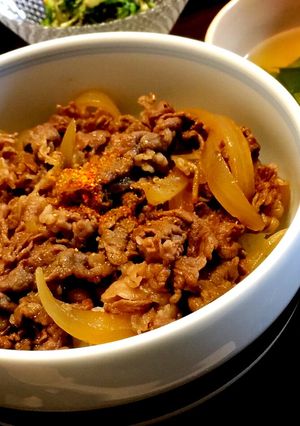 １０分で出来るガッツリ牛丼★みりんで甘旨-レシピのメイン写真