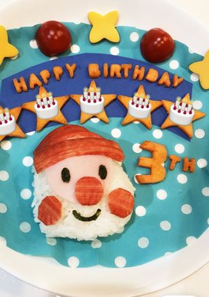 ★サンタさんおにぎりでクリスマス★-レシピのメイン写真