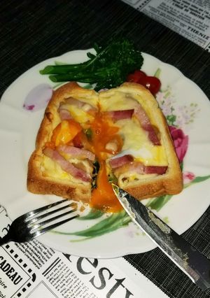 食パンアレンジ トロっと卵-レシピのメイン写真