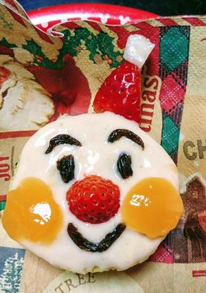 アンパンマンサンタケーキ 離乳食期-レシピのメイン写真