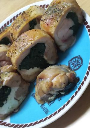 鶏もものリコッタロール-レシピのメイン写真