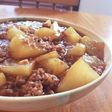 大根と挽肉のとろみ炒め