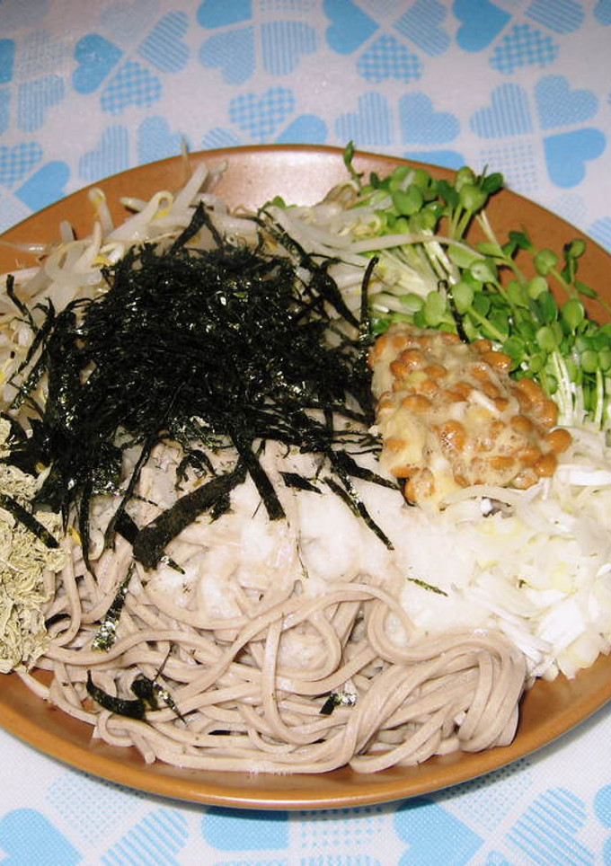さっぱりもやしとろろそば(^^♪-レシピのメイン写真