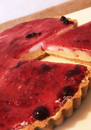 簡単!本格ブルーベリー レアチーズケーキ-レシピのメイン写真