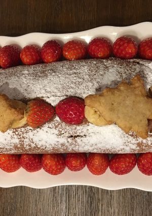 クリスマスにはブッシュドノエル-レシピのメイン写真