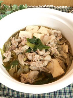 あつあつ肉豆腐鍋-レシピのメイン写真