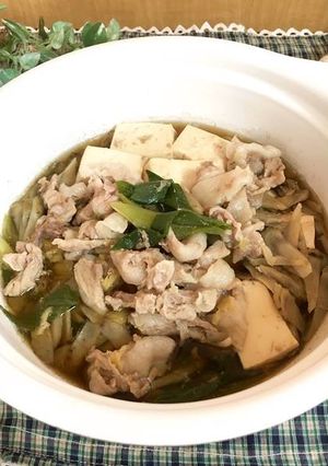 あつあつ肉豆腐鍋-レシピのメイン写真