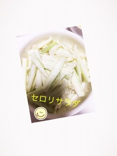 セロリだけサラダ-レシピのメイン写真