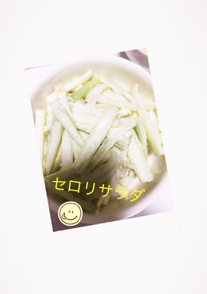 セロリだけサラダ-レシピのメイン写真