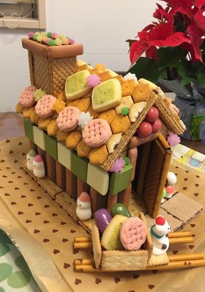 2017 クリスマス お菓子の家-レシピのメイン写真