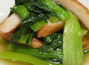 小松菜とさつま揚げのさっと煮-レシピのメイン写真