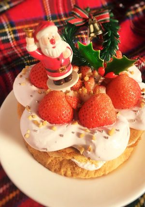 スプーンで簡単デコレーションケーキ-レシピのメイン写真