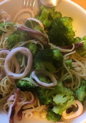 イカとブロッコリーのパスタ-レシピのメイン写真