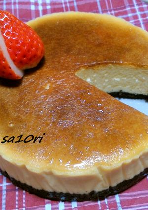 しっとり濃厚！基本のベイクドチーズケーキ-レシピのメイン写真