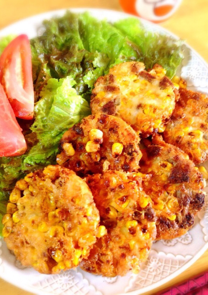 とうもろこしとソーセージのかき揚げ-レシピのメイン写真