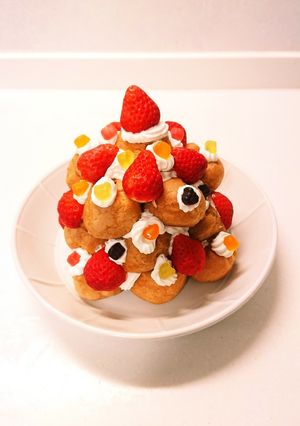 超簡単火も使わない即席クリスマスケーキ♡-レシピのメイン写真