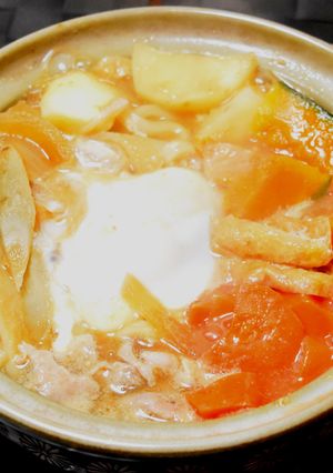 かぼちゃ入り★鍋焼きうどん-レシピのメイン写真